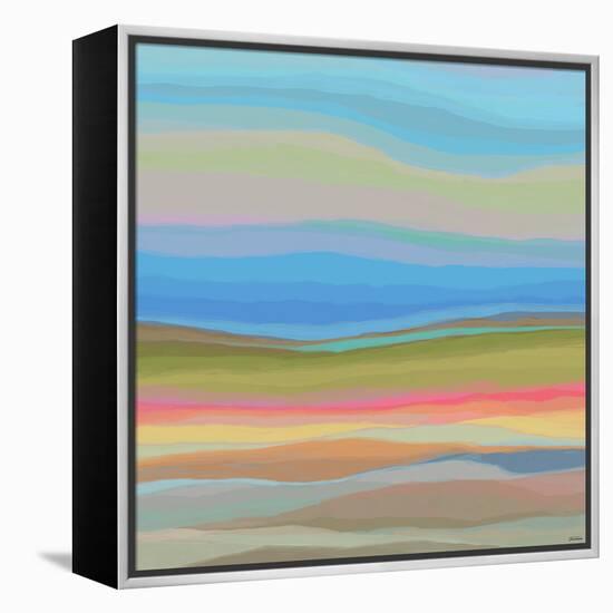 Contours IV-Michael Tienhaara-Framed Stretched Canvas