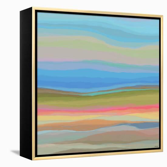 Contours IV-Michael Tienhaara-Framed Stretched Canvas