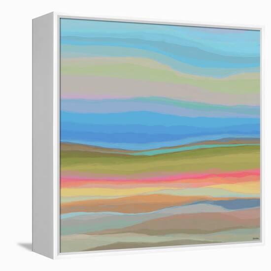 Contours IV-Michael Tienhaara-Framed Stretched Canvas