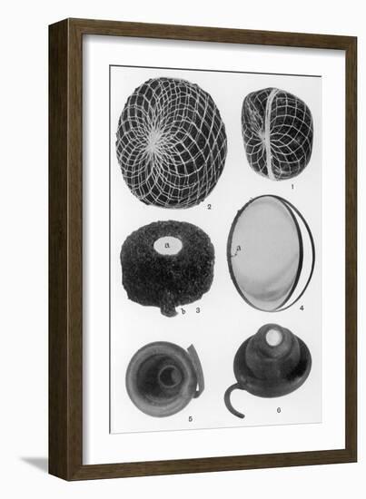 Contraception, Sponges-null-Framed Art Print