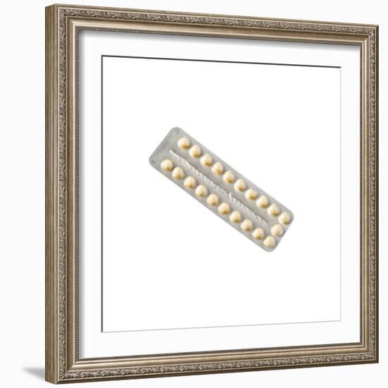 Contraceptive Pill-Science Photo Library-Framed Premium Photographic Print