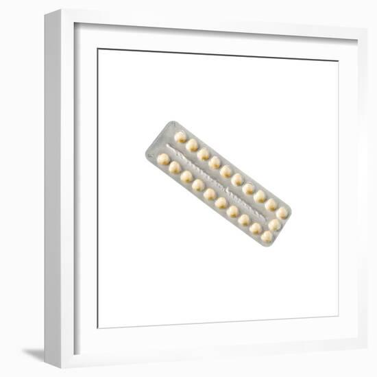 Contraceptive Pill-Science Photo Library-Framed Premium Photographic Print