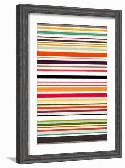 Contrast Stripe-Sharon Turner-Framed Art Print