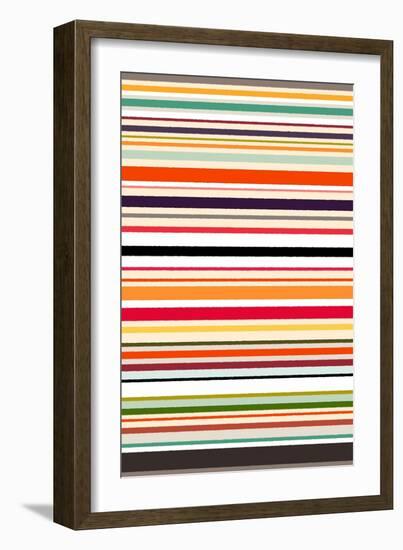 Contrast Stripe-Sharon Turner-Framed Art Print