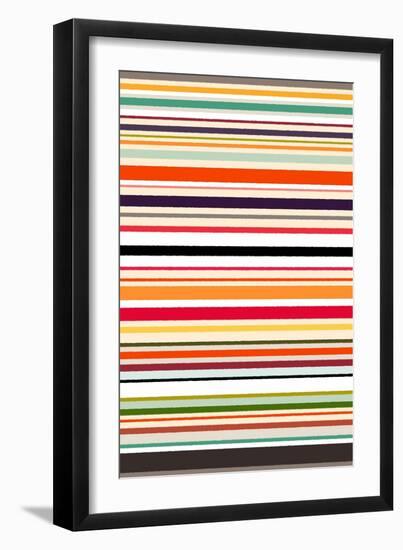 Contrast Stripe-Sharon Turner-Framed Art Print