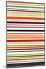 Contrast Stripe-Sharon Turner-Mounted Art Print