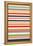 Contrast Stripe-Sharon Turner-Framed Stretched Canvas