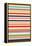 Contrast Stripe-Sharon Turner-Framed Stretched Canvas