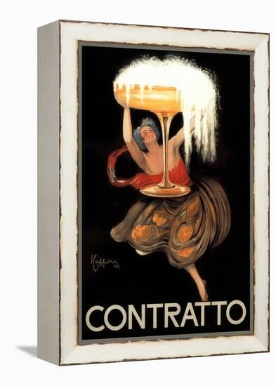 Contratto-Leonetto Cappiello-Framed Stretched Canvas