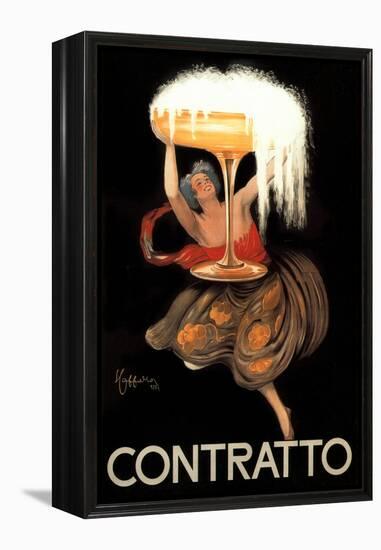 Contratto-Leonetto Cappiello-Framed Stretched Canvas