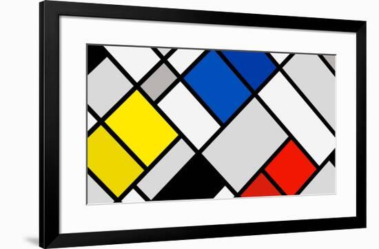 Contre-composition en dissonance, 1925-Cleo Van Doesburg-Framed Premium Giclee Print