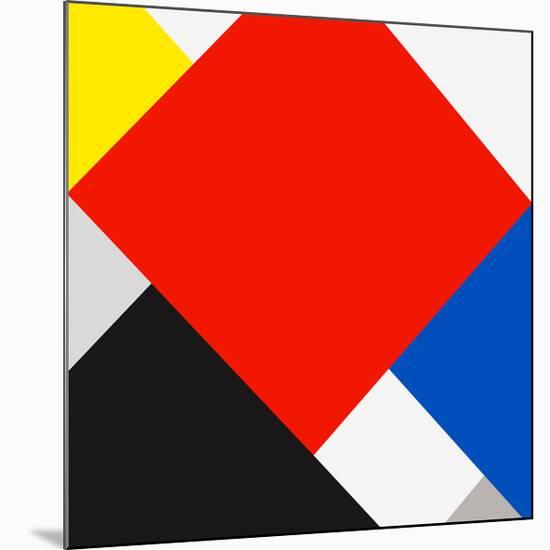 Contre-composition V, 1924-Cleo Van Doesburg-Mounted Premium Giclee Print