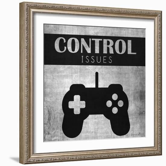 Control Issues Monochromatic-Denise Brown-Framed Premium Giclee Print