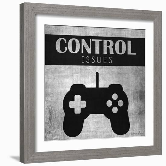 Control Issues Monochromatic-Denise Brown-Framed Premium Giclee Print