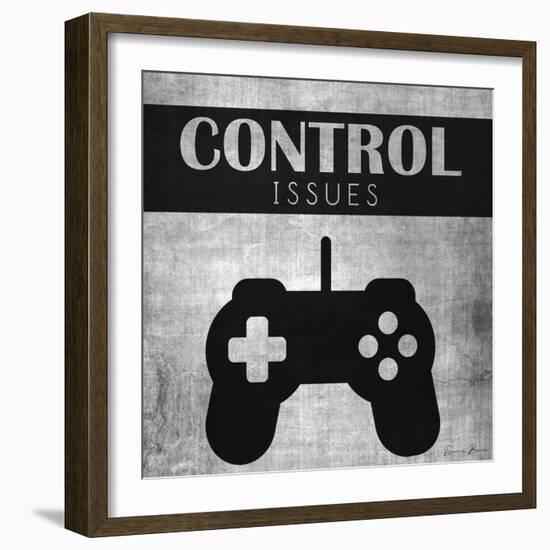 Control Issues Monochromatic-Denise Brown-Framed Premium Giclee Print