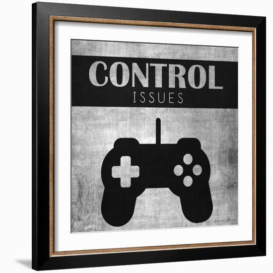 Control Issues Monochromatic-Denise Brown-Framed Art Print