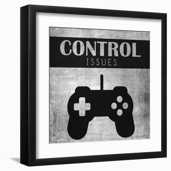 Control Issues Monochromatic-Denise Brown-Framed Art Print