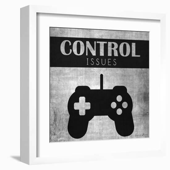 Control Issues Monochromatic-Denise Brown-Framed Art Print