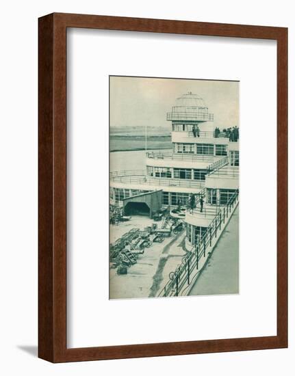 Control tower at Le Bourget Airport, Paris, c1936 (c1937)-Unknown-Framed Photographic Print