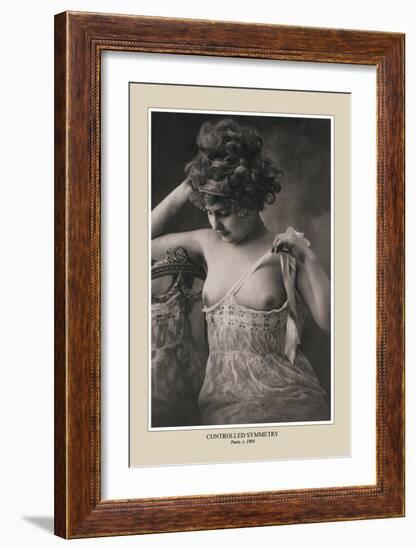 Controlled Symmetry-null-Framed Art Print