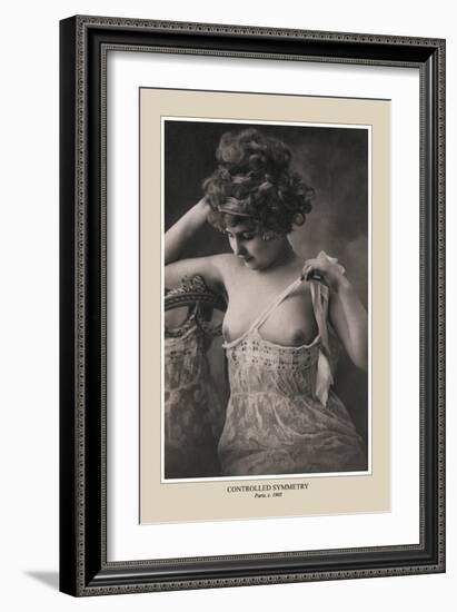 Controlled Symmetry-null-Framed Art Print
