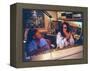 Controversial Radio Disc Jockey and Talk Show Host Howard Stern and Sidekick Robin Quivers-Ted Thai-Framed Premier Image Canvas