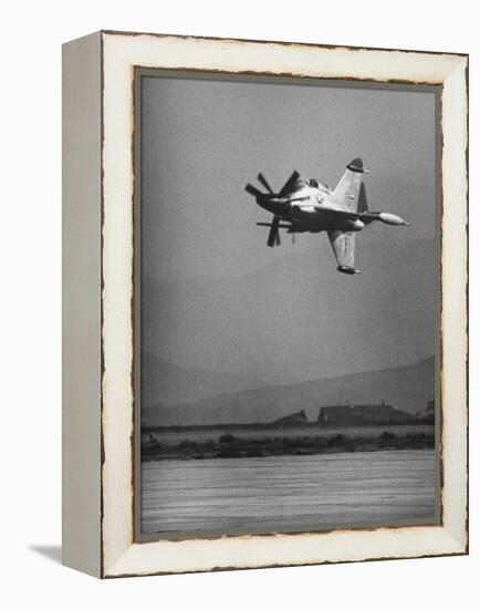 Convair's Pogo Plane-First Public Flight-J^ R^ Eyerman-Framed Premier Image Canvas