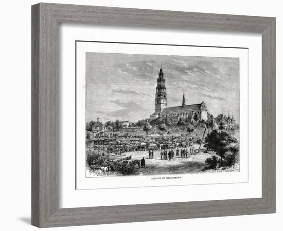 Convent of Czestochowa, Poland, 1879-C Laplante-Framed Giclee Print