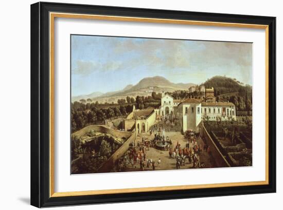 Convent of San Paolo in Albano-Gaspar van Wittel-Framed Giclee Print