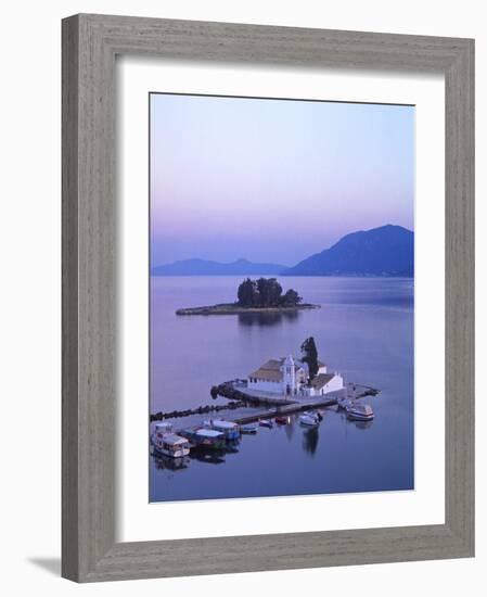 Convent of Vlachernas, Kanoni Peninsula, Corfu, Greece-Doug Pearson-Framed Photographic Print