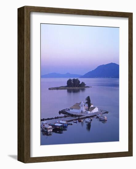 Convent of Vlachernas, Kanoni Peninsula, Corfu, Greece-Doug Pearson-Framed Photographic Print