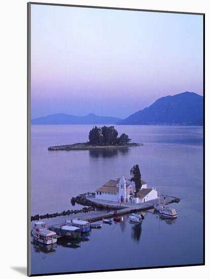 Convent of Vlachernas, Kanoni Peninsula, Corfu, Greece-Doug Pearson-Mounted Photographic Print