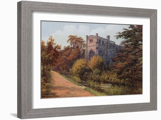 Convent Walk, Christchurch Priory-Alfred Robert Quinton-Framed Giclee Print