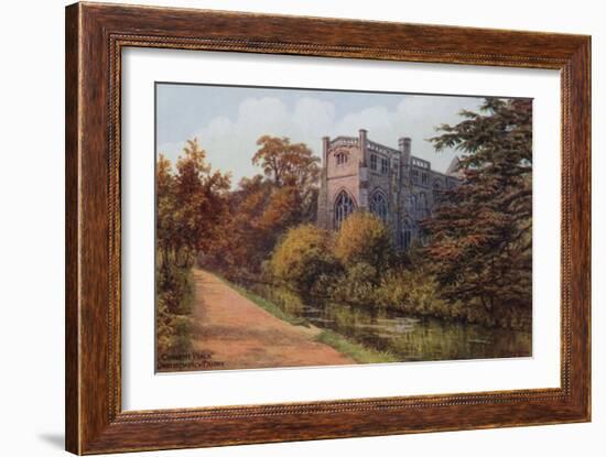 Convent Walk, Christchurch Priory-Alfred Robert Quinton-Framed Giclee Print