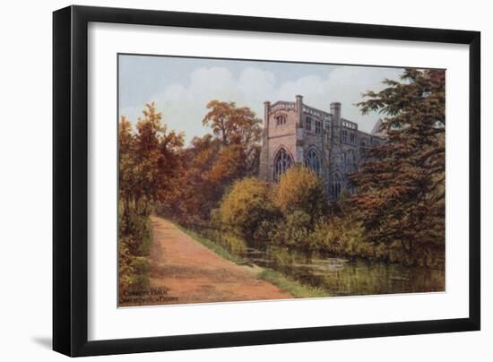 Convent Walk, Christchurch Priory-Alfred Robert Quinton-Framed Giclee Print