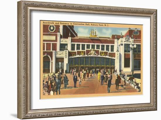 Convention Hall, Asbury Park, New Jersey-null-Framed Art Print