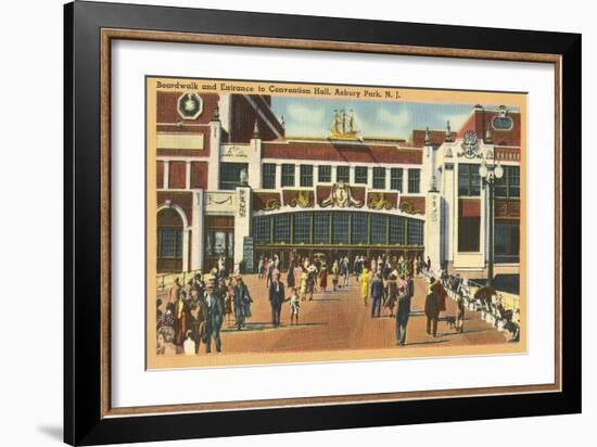 Convention Hall, Asbury Park, New Jersey-null-Framed Art Print