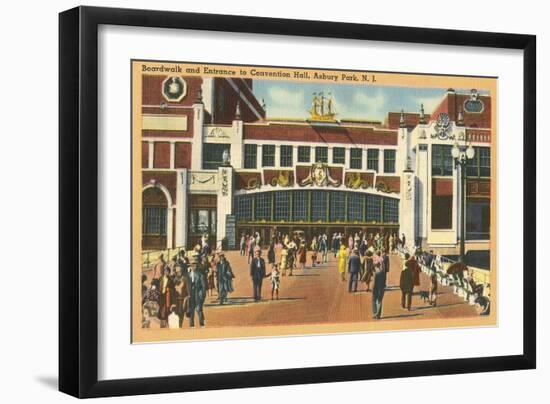 Convention Hall, Asbury Park, New Jersey-null-Framed Art Print