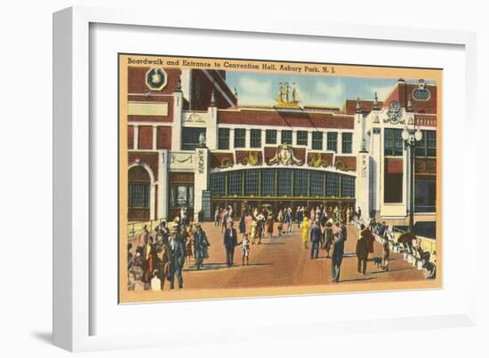 Convention Hall, Asbury Park, New Jersey-null-Framed Art Print