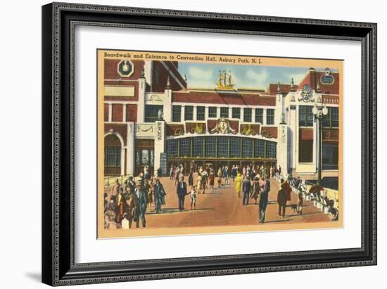 Convention Hall, Asbury Park, New Jersey-null-Framed Art Print