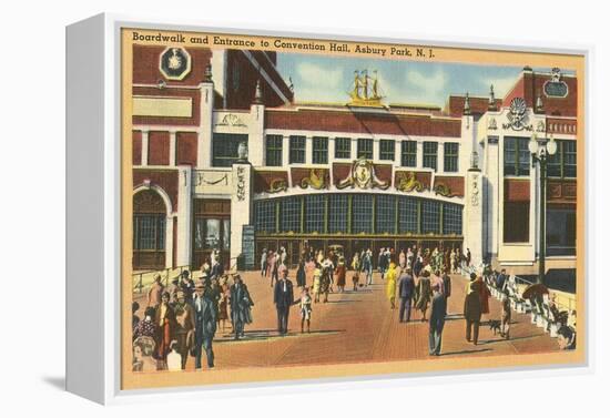 Convention Hall, Asbury Park, New Jersey-null-Framed Stretched Canvas