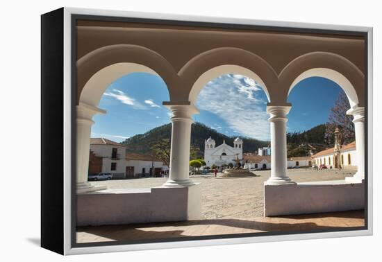 Convento-Museo La Recoleta Seen Through the Arches of Convento-Museo La Recoleta-Alex Saberi-Framed Premier Image Canvas