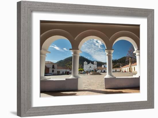 Convento-Museo La Recoleta Seen Through the Arches of Convento-Museo La Recoleta-Alex Saberi-Framed Photographic Print