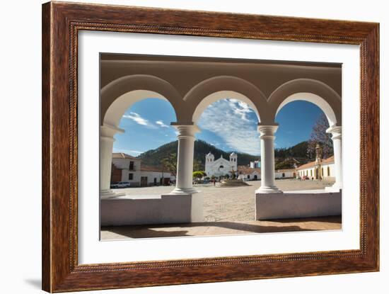 Convento-Museo La Recoleta Seen Through the Arches of Convento-Museo La Recoleta-Alex Saberi-Framed Photographic Print