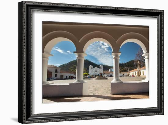 Convento-Museo La Recoleta Seen Through the Arches of Convento-Museo La Recoleta-Alex Saberi-Framed Photographic Print