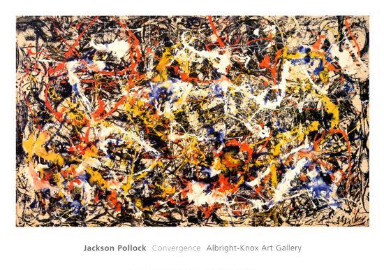 Convergence Art Print Jackson Pollock Art Com