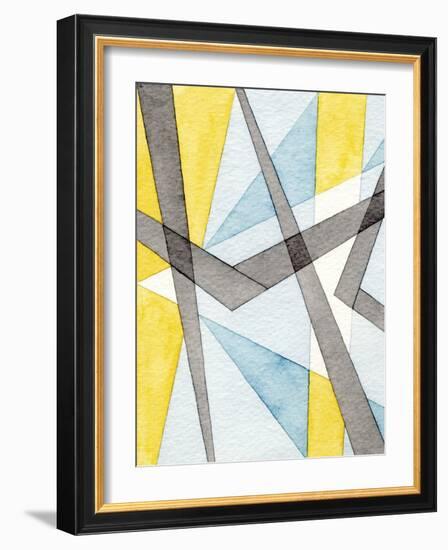 Converging Angles I-Nikki Galapon-Framed Art Print