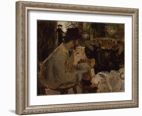 Conversation, 1897-8-Edouard Vuillard-Framed Giclee Print