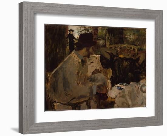 Conversation, 1897-8-Edouard Vuillard-Framed Giclee Print