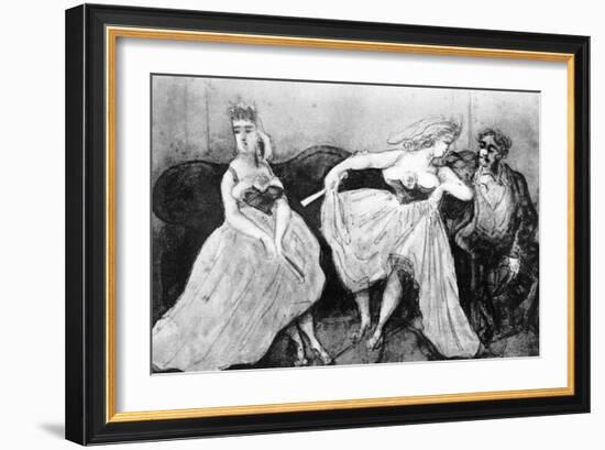 Conversation, 19th Century-Constantin Guys-Framed Giclee Print